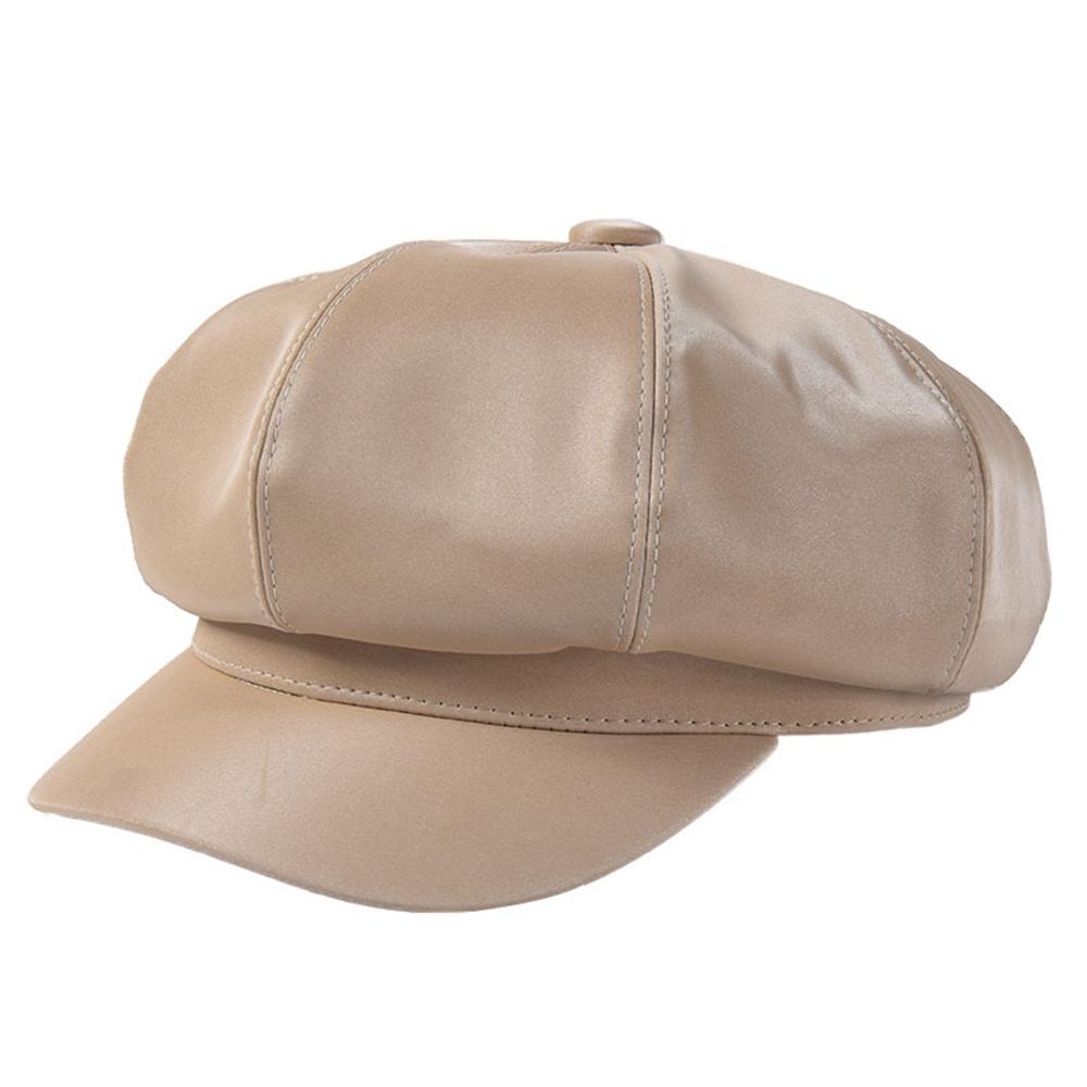 Casquette Femme Simili Cuir