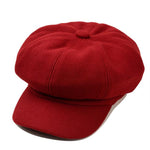 Casquette Gavroche Femme Rouge