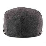 Béret Casquette Gris Foncé Pour Homme