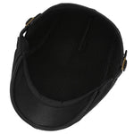 Casquette Plate en Simili