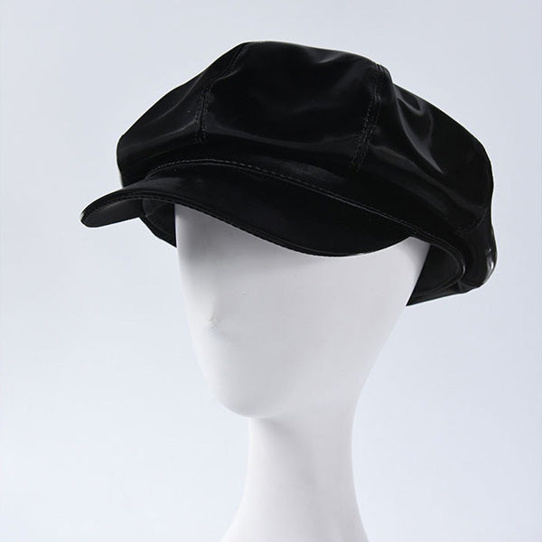 Casquette Simili Cuir Pour Femme