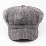 Casquette en Tweed Gris